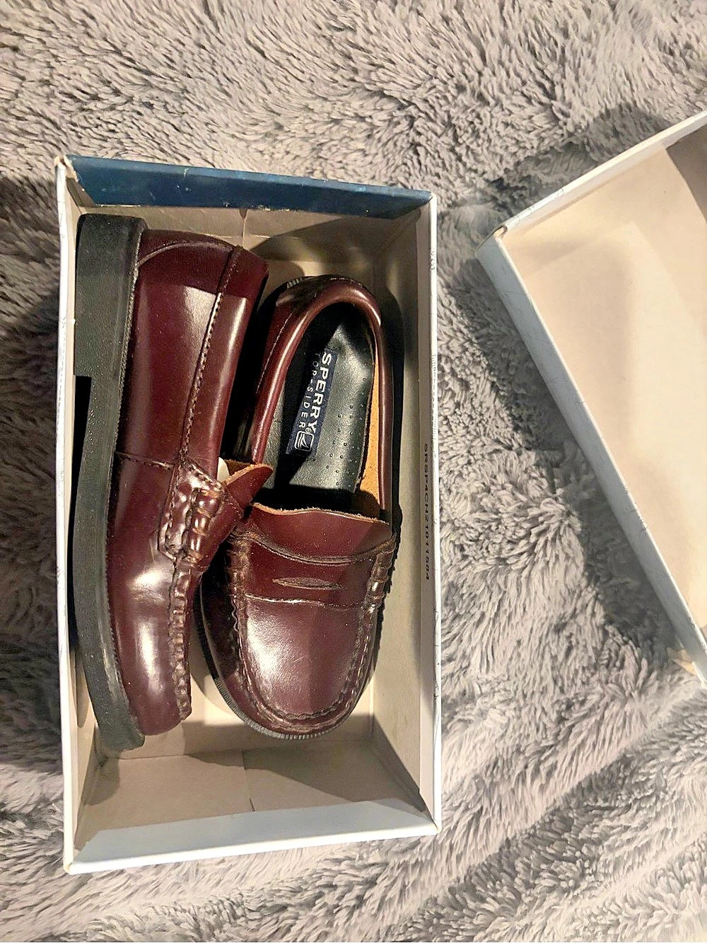 Sperry Colton Burgundy Leather Loafers US 10 NWT